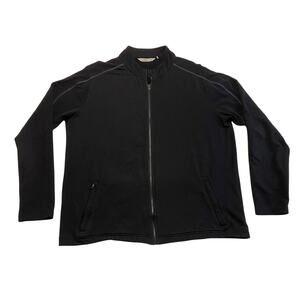 Tasc Performance Full Zip Lightweight Jacket Zippered Pockets Stretchy Gym